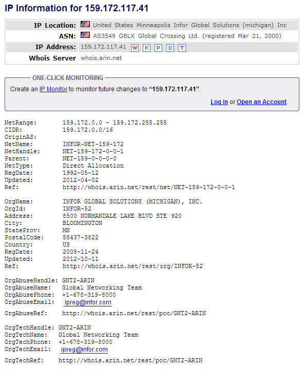 Whois Report